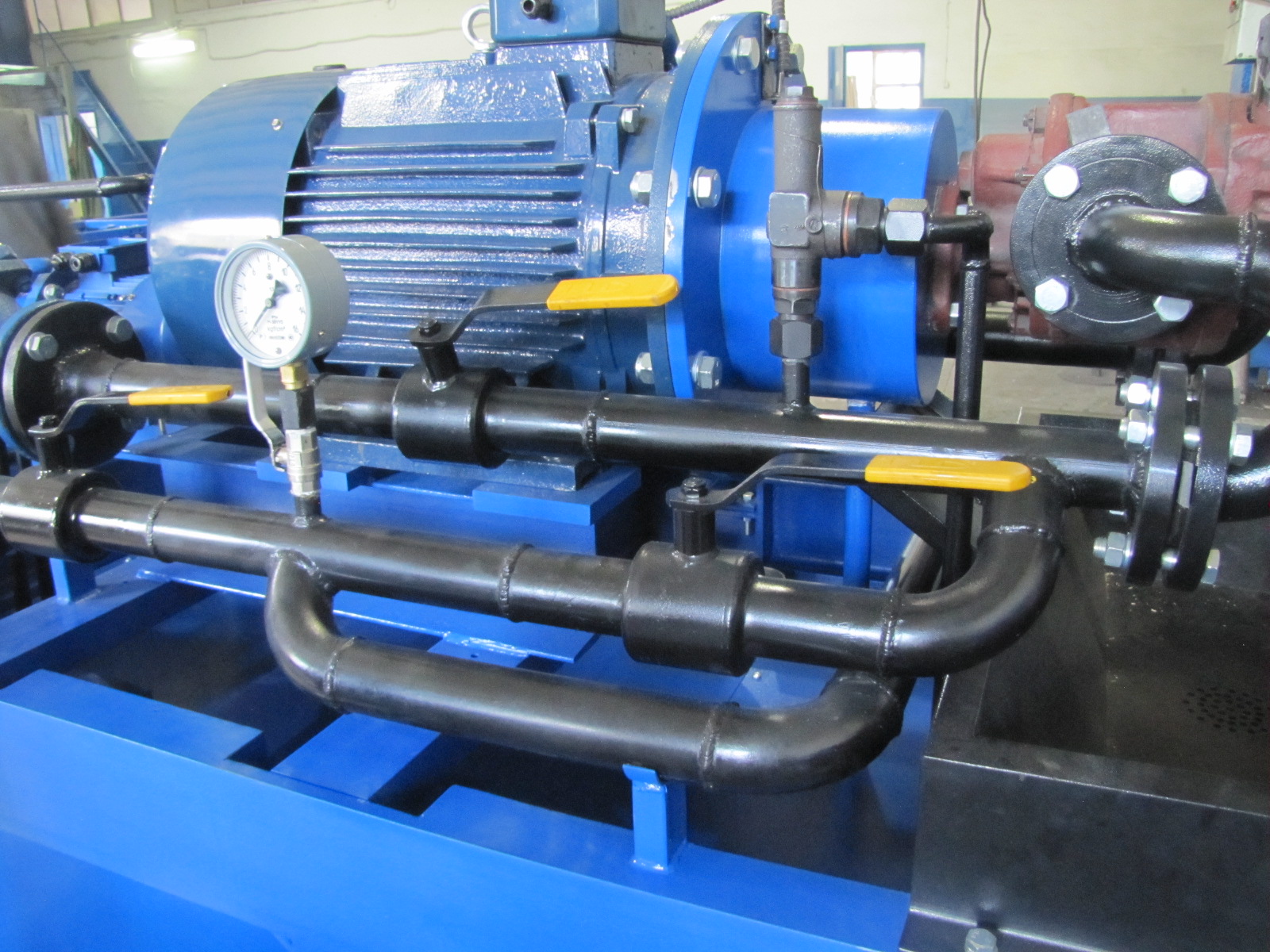 Автоматизированный стенд для испытания масляного насоса дизеля ПД1М СТ.441429.308У