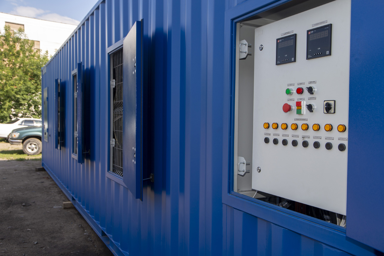 Мобильная станция реостатных испытаний тепловозов «Сухой реостат» СТ.411734.001М