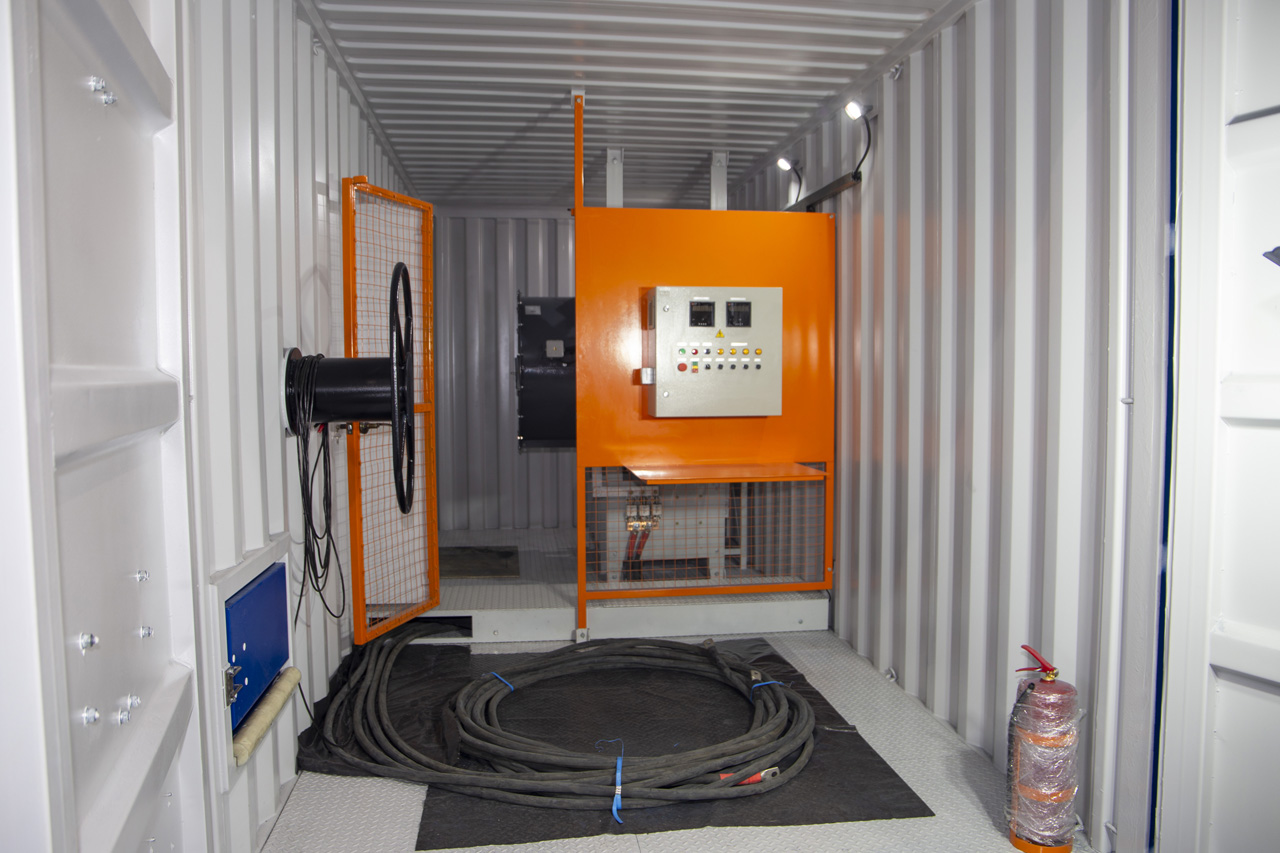 Мобильная станция реостатных испытаний тепловозов «Сухой реостат» СТ.411734.001М