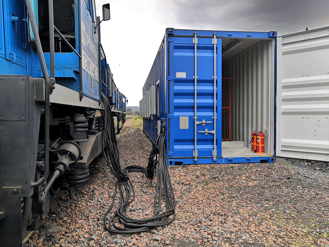 Мобильная станция реостатных испытаний тепловозов «Сухой реостат» СТ.411734.001М