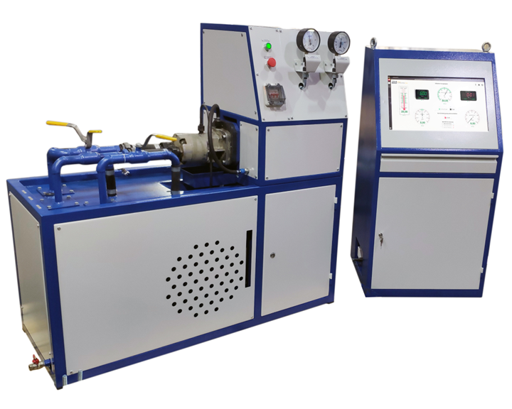 Автоматизированный стенд для испытания топливоподкачивающих насосов дизелей тепловозов СТ.441439.108М