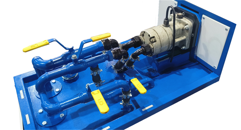 Автоматизированный стенд для испытания топливоподкачивающих насосов дизелей тепловозов СТ.441439.108М