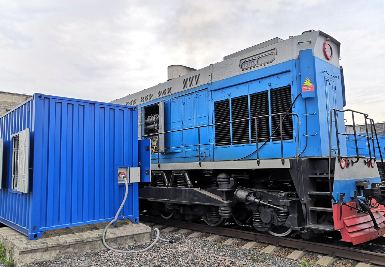 Мобильная станция реостатных испытаний тепловозов «Сухой реостат» СТ.411734.001М