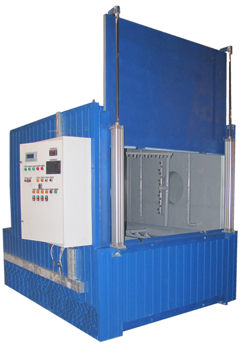 Моечная машина корпусов букс и других деталей подвижного состава, тупикового типа СТ.443134.602